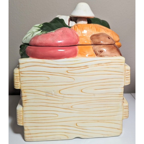 Treasure Craft Cookie Jar Vegetable Crate - Picture 4 of 9